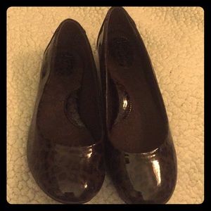 Boc Dark Brown Leopard Flats
